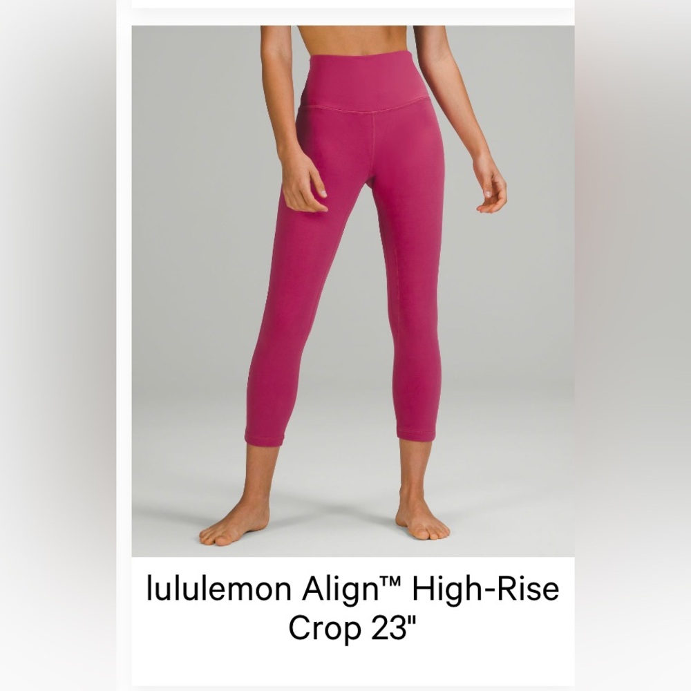 Align crop 23 inch